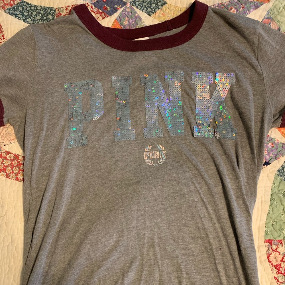 VS Pink short sleeve shirt